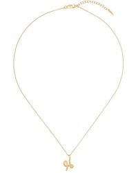 Missoma - Collier À Pendentif Molten Initial - Lyst