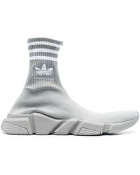 Balenciaga - X Adidas Speed High-top Sneakers - Lyst