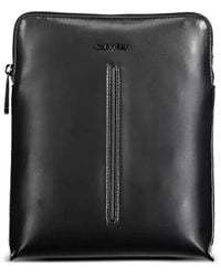 Calvin Klein - Embossed-Logo Shoulder Bag - Lyst