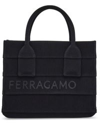 Ferragamo - Tote bag con firma (S) - Lyst
