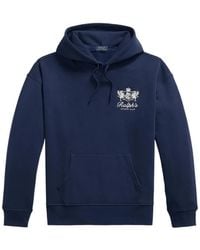 Polo Ralph Lauren - Logo-Embroidered Drawstring Hoodie - Lyst