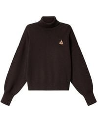 Isabel Marant - Nasha Logo-Embroidered Sweater - Lyst