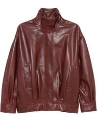 Arma - Paula Zip-Up Leather Jacket - Lyst