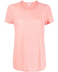 James Perse - Slub-texture Cotton T-shirt - Lyst