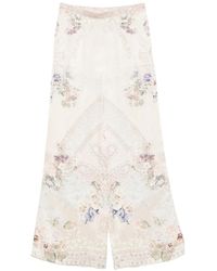 CAMILLA - Floral-Print Wide-Leg Palazzo Pants - Lyst