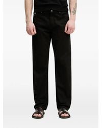 Lindbergh - Logo-Patch Straight-Leg Jeans - Lyst
