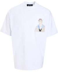 MSGM - T-Shirt À Détail De Patch - Lyst