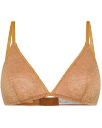 Momoní - Amethist Lurex-Jersey Bra - Lyst