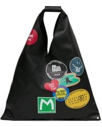 MM6 by Maison Margiela - Japanese Sticker-Print Tote Bag - Lyst
