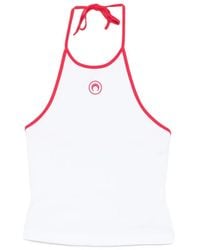 Marine Serre - Halter-Neck Top - Lyst