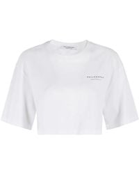 Philosophy Di Lorenzo Serafini - T-Shirt À Coupe Crop - Lyst