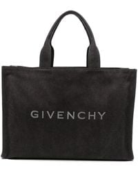 Givenchy - Logo-Embroidered Tote Bag - Lyst