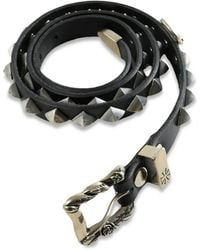 Enfants Riches Deprimes - Skinny O-Ring Pyramid-Stud Belt - Lyst