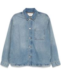 FRAME - Denim Shirt Jacket - Lyst