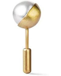 Shihara - Half Pearl Earring 45° - Lyst
