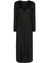 Pleats Please Issey Miyake - Plissé Midi Dress - Lyst