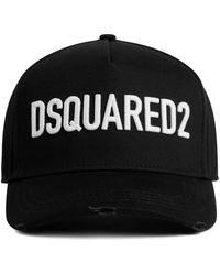 DSquared² - Casquette en coton à logo brodé - Lyst