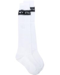 Stella McCartney Socken mit Logo - Weiß