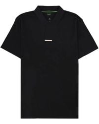 BOSS GREEN HUGO BOSS - Logo-Print Short-Sleeve Polo Shirt - Lyst