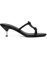 Tory Burch - Miller Pave Bombe Sandals - Lyst