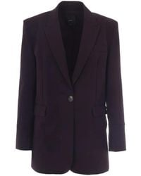 Pinko - Single-Breasted Notched-Lapels Blazer - Lyst