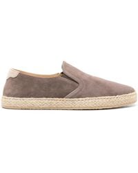 Brunello Cucinelli - Mocasines con logo grabado - Lyst