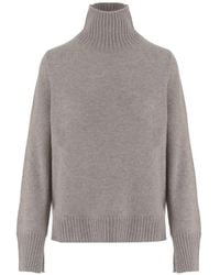 Allude - Turtleneck Cashmere Sweater - Lyst