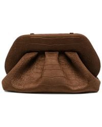 THEMOIRÈ - Bios Crocodile-Effect Clutch Bag - Lyst