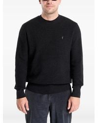 AllSaints - Aspen Waffle-Knit Sweater - Lyst