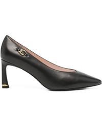 Coccinelle - Logo-Plaque Pointed-Toe Pumps - Lyst
