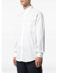 Brunello Cucinelli - Button-Down Oervhemd Met Borstzak - Lyst