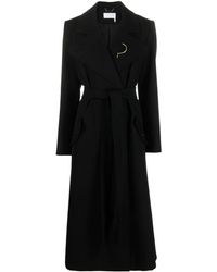 Chloé - Belted Virgin Wool Coat - Lyst