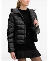 Karl Lagerfeld - Hooded Puffer Jacket - Lyst