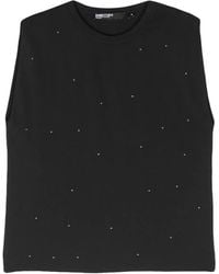 Bimba Y Lola - Haut Sans Manches À Ornements En Cristal - Lyst