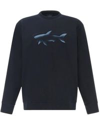 Paul & Shark - Shark Print Sweatshirt - Lyst
