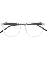 Ray-Ban - Transparent Square-Frame Eyeglasses - Lyst