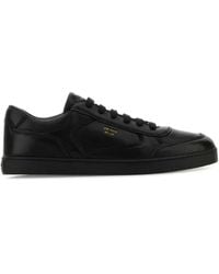 Prada - Baskets En Cuir À Logo Embossé - Lyst