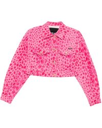 Just Cavalli - Button Animal-Print Jacket - Lyst
