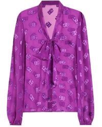 Dolce & Gabbana - Dna Dg Logo-Jacquard Shirt - Lyst