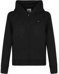Calvin Klein - Hoodie mit Logo-Stickerei - Lyst