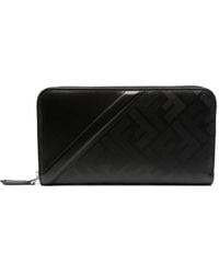 Fendi - Ff-motif Leather Wallet - Lyst