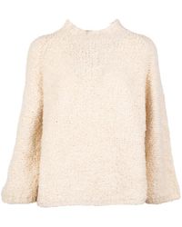 Vicario Cinque - Bouclé-Knit Raglan-Sleeve Sweater - Lyst