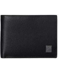 Calvin Klein - Logo-Plaque Bi-Fold Leather Wallet - Lyst