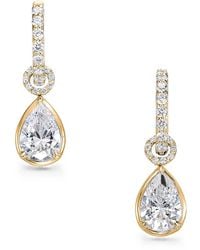 Anabela Chan - Diamond Pendant Hoop Earrings - Lyst