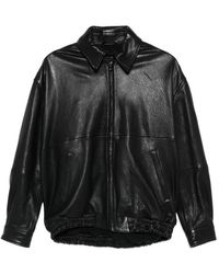 Nour Hammour - Veste Doran En Cuir - Lyst