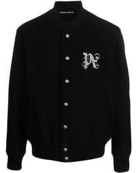 Palm Angels - Bomberjacke Mit Monogramm-Stickerei - Lyst