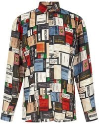 Moschino - 'labels' Shirt - Lyst