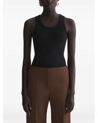 Mugler - Ribbed Tank Top - Lyst