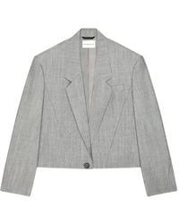 Givenchy - Cropped Single-Breasted Blazer - Lyst