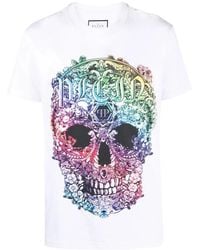 Philipp Plein - Baroque Skull Short-Sleeve T-Shirt - Lyst